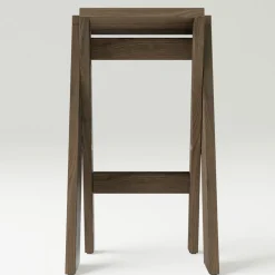 Viadurini in the Garden Barhocker-Klappbarer und stapelbarer Hocker aus massiver Esche – Write