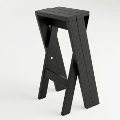 Viadurini in the Garden Barhocker-Klappbarer und stapelbarer Hocker aus massiver Esche – Write