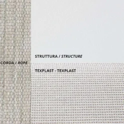 Viadurini in the Garden Metallsessel-Klappsessel für den Außenbereich aus Seilaluminium und Texplast Made in Italy - Ubbe