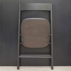 Viadurini Living Klassische Stühle-Klappstuhl aus Metall und Eichenholz 2 Stück Made in Italy - Roberta