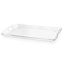 Viadurini Living Moderne Couchtische-Klapptisch mit transparentem Plexiglas-Tablett 2 Größen - Robbie