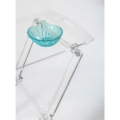 Viadurini Living Moderne Couchtische-Klapptisch mit transparentem Plexiglas-Tablett 2 Größen - Robbie