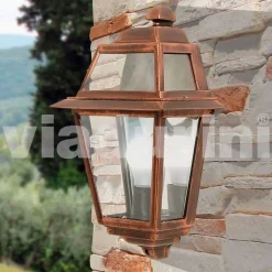 Viadurini Lighting Garten-Wandlampen-Klassische Außenwandleuchte aus Aluminium, made in Italy, Kristel