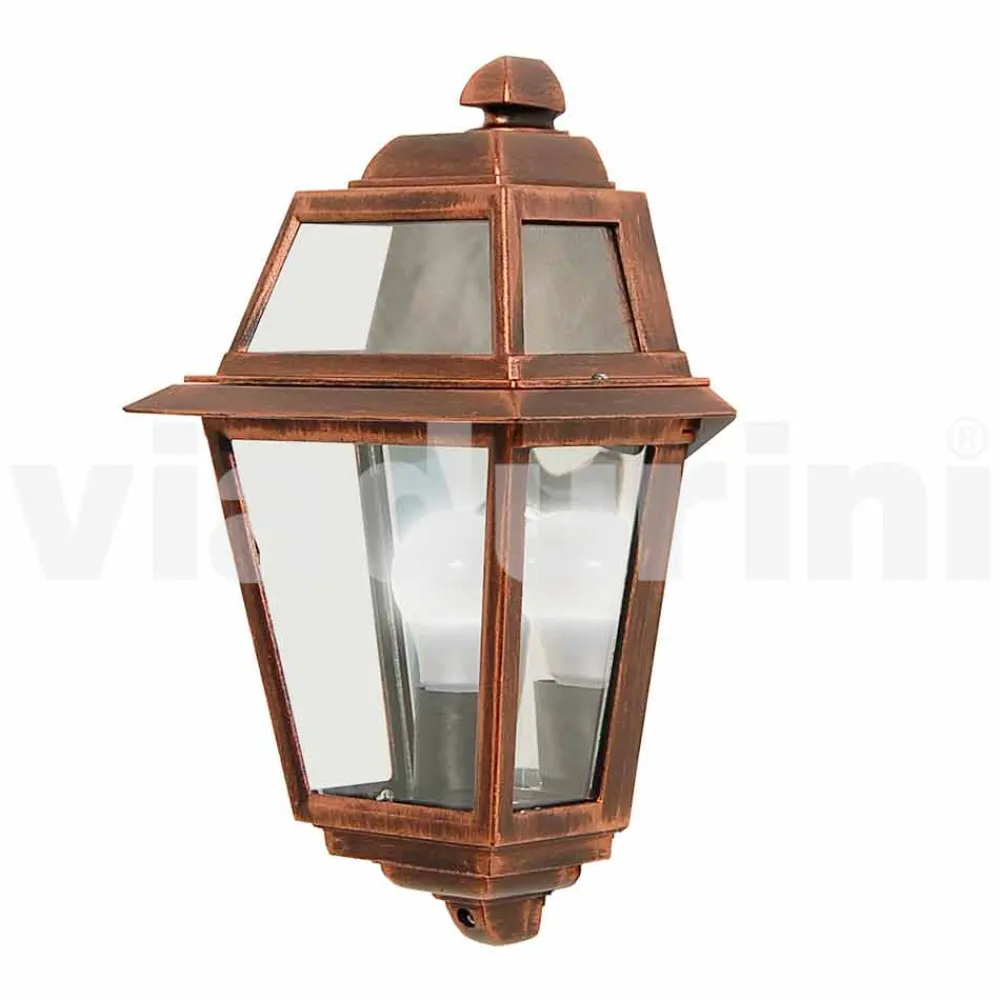 Viadurini Lighting Garten-Wandlampen-Klassische Außenwandleuchte aus Aluminium, made in Italy, Kristel