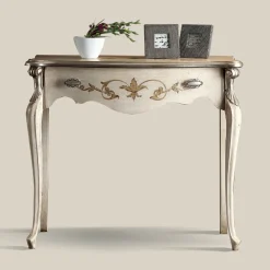 Viadurini Classic Konsolentisch Flur-Klassische Eingangskonsole aus Holz mit Schublade Made in Italy - Ottaviano