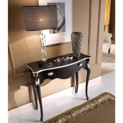 Viadurini Classic Konsolentisch Flur-Klassische Eingangskonsole aus Holz mit Schublade Made in Italy - Ottaviano