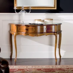 Viadurini Classic Konsolentisch Flur-Klassische Eingangskonsole aus Holz mit 1 Schublade Made in Italy - Leonor