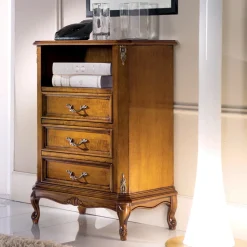 Viadurini Classic Kommoden-Klassische Holzkommode mit 3 Schubladen und Fach Made in Italy - Richard