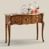 Viadurini Classic Konsolentisch Flur-Klassische Holzkonsole 3 oder 5 Luxusschubladen Made in Italy - London