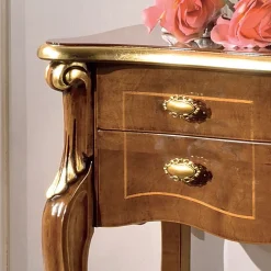 Viadurini Classic Konsolentisch Flur-Klassische Holzkonsole 3 oder 5 Luxusschubladen Made in Italy - London