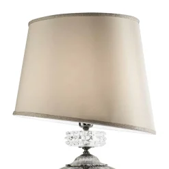 Viadurini Lighting Klassische Tischlampen-Klassische italienische Tischlampe und Lampenschirm aus Glas - Saline