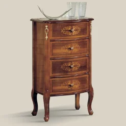 Viadurini Classic Kommoden-Klassische Kommode aus Walnussholz 4 oder 6 Schubladen Made in Italy - Katerine