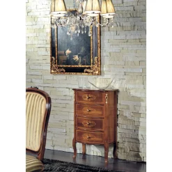 Viadurini Classic Kommoden-Klassische Kommode aus Walnussholz 4 oder 6 Schubladen Made in Italy - Katerine