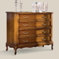 Viadurini Classic Kommoden-Klassische Schlafzimmerkommode mit 4 Schubladen Made in Italy - Richard