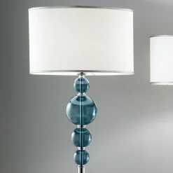 Viadurini Lighting Klassische Stehlampen-Klassische Stehlampe aus italienischem Kunsthandwerksglas und Lampenschirm - Memore