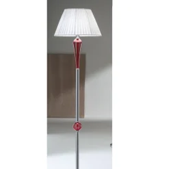 Viadurini Lighting Klassische Stehlampen-Klassische Stehlampe aus Metall und Glas mit Lampenschirm aus Stoff - Oliver