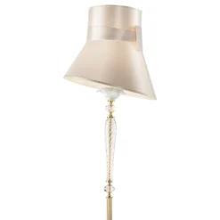 Viadurini Lighting Klassische Stehlampen-Klassische Stehlampe mit Blumenschmuck aus mundgeblasenem Glas - Bluminda