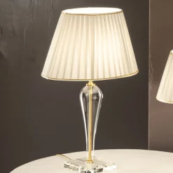 Viadurini Lighting Klassische Tischlampen-Klassische Tischlampe aus italienischem handgefertigtem Glas - Rapallo