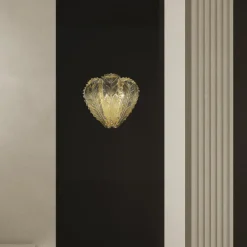 Viadurini Lighting Klassische Wandleuchten-Klassische Wandlampe aus venezianischem Glas und Metall Made in Italy - Artemide