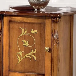 Viadurini Classic Anrichte-Klassische Wohnzimmermöbel mit 1 Glas- oder Holztür Made in Italy - London