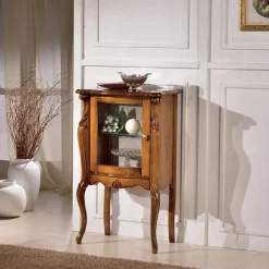 Viadurini Classic Anrichte-Klassische Wohnzimmermöbel mit 1 Glas- oder Holztür Made in Italy - London