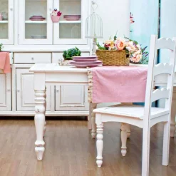 Viadurini Living Ausziehbare Esstische-Klassischer ausziehbarer Tisch Bis zu 240 cm in Mango Wood Homemotion - Tongo