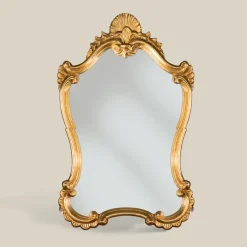 Viadurini Classic Wandspiegel-Klassischer Blattgoldspiegel mit geformtem Rahmen Made in Italy - Precious