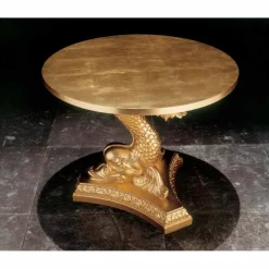 Viadurini Living Klassische Couchtische-Klassischer Couchtisch aus handgeschnitzter Massivholz, Design Ciro