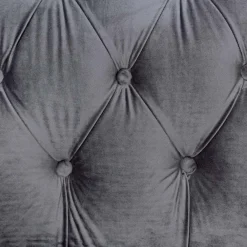 Viadurini Living Klassische Sessel-Klassischer Design-Sessel in Holz und Samtoptik in Grau oder Pink - Sanny