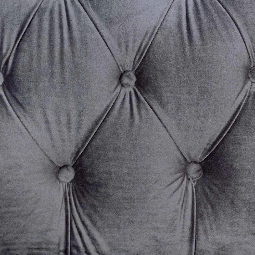 Viadurini Living Klassische Sessel-Klassischer Design-Sessel in Holz und Samtoptik in Grau oder Pink - Sanny