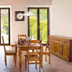 Viadurini Living Klassische Stühle-Klassischer Designstuhl aus massivem Akazienholz Homemotion - Moritz