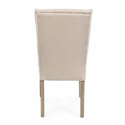 Viadurini Living Klassische Stühle-Klassischer Designstuhl aus Stoff und Eichenholz 2 Stück Homemotion - Forla