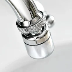 Viadurini Taps Bidetarmaturen-Klassischer Einloch-Bidethahn mit handgefertigten Messinghebeln - Noriana