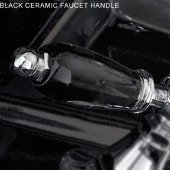 Viadurini Taps Bidetarmaturen-Klassischer Einloch-Bidethahn mit handgefertigten Messinghebeln - Noriana