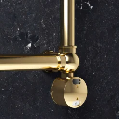 Viadurini Radiators Handtuchheizkörper Elektrisch-Klassischer elektrischer Kühler aus Chrom oder Goldmessing bei 200 W - Caesar