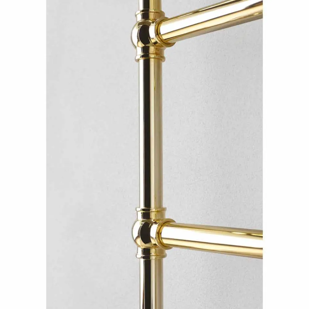 Viadurini Radiators Handtuchheizkörper Elektrisch-Klassischer elektrischer Kühler aus Chrom oder Goldmessing bei 200 W - Caesar