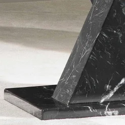 Viadurini Living Esstische Nach Mass|Esstische-Klassischer, fester Tisch aus Marmor mit geflechtem Sockel Byron