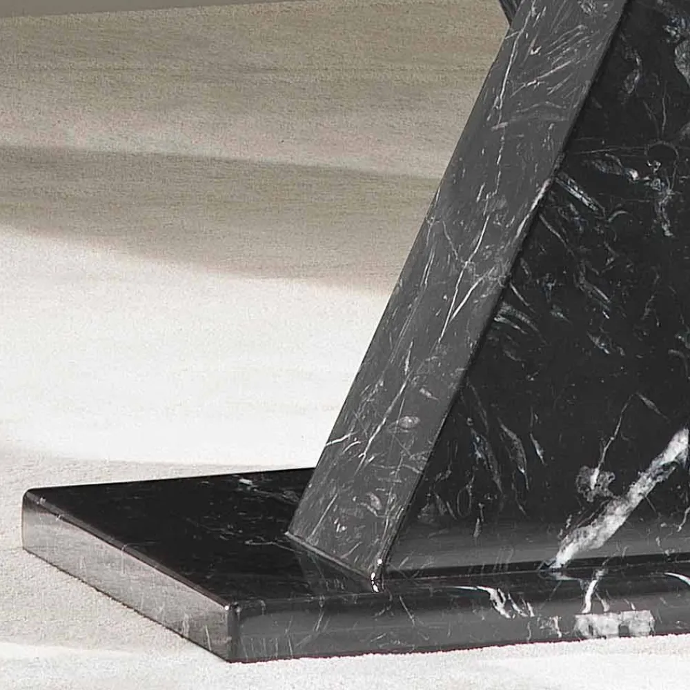 Viadurini Living Esstische Nach Mass|Esstische-Klassischer, fester Tisch aus Marmor mit geflechtem Sockel Byron