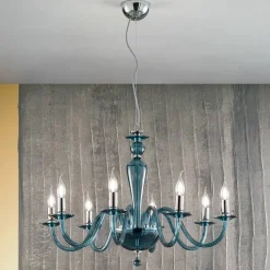Viadurini Lighting Klassische Kronleuchter-Klassischer handgefertigter italienischer Kronleuchter aus Glas und Metall - Oliver