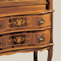 Viadurini Classic Anrichte-Klassischer Holzschreibtisch mit Klappe und Schubladen Made in Italy - Elegant