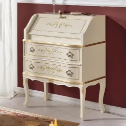 Viadurini Classic Anrichte-Klassischer Holzschreibtisch mit Klappe und Schubladen Made in Italy - Elegant