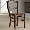 Viadurini Living Klassische Stühle-Klassischer Küchenstuhl aus echtem Stroh und Holz im italienischen Design - Monika