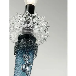 Viadurini Lighting Klassische Kronleuchter-Klassischer Kronleuchter mit 6 Lichtern aus handgefertigtem italienischem Luxusglas - Saline