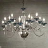 Viadurini Lighting Klassische Kronleuchter-Klassischer Kronleuchter mit 12 Lichtern aus Glas, Kristall und Luxusmetall - Flandern