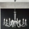 Viadurini Lighting Klassische Kronleuchter-Klassischer Kronleuchter mit 8 Lichtern, italienisches handgefertigtes Glas und Kristall – Malaysia