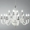 Viadurini Lighting Klassische Kronleuchter-Klassischer Kronleuchter mit 12 Lichtern aus handgefertigtem Glas und Kristall - Mariangela