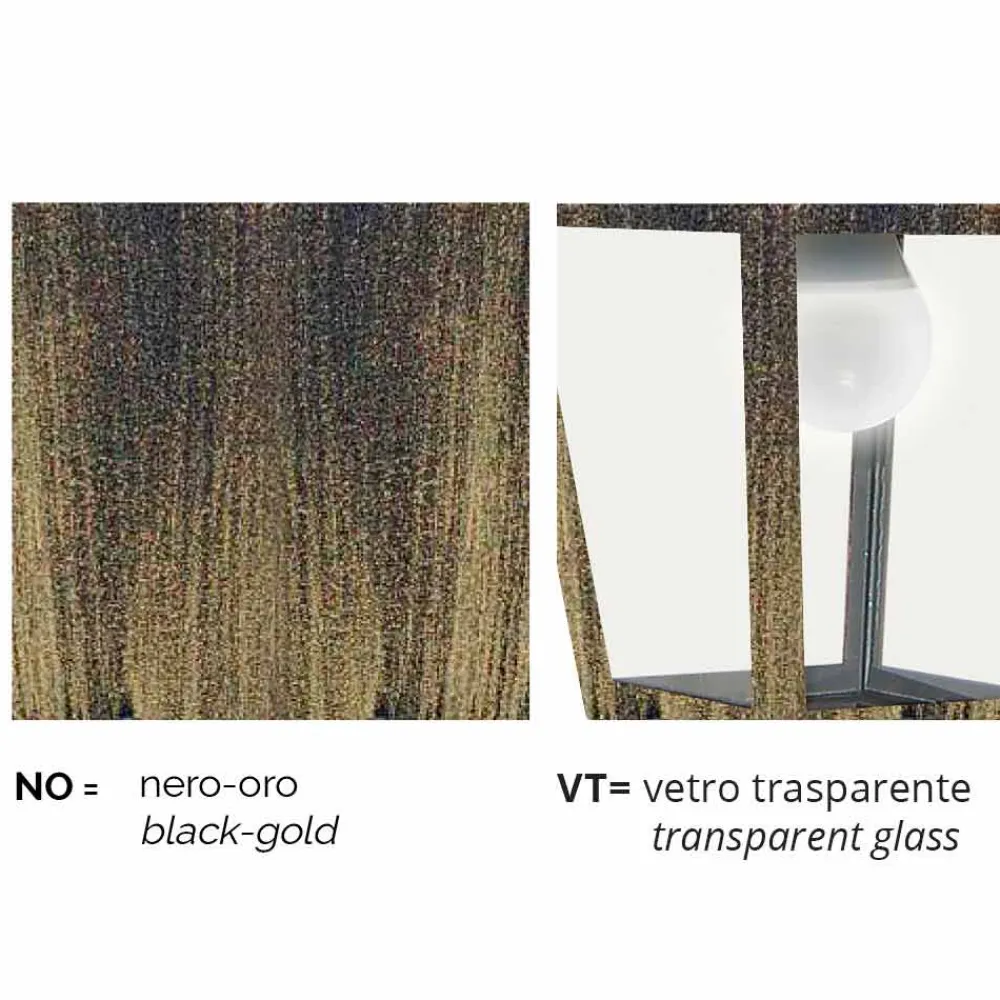 Viadurini Lighting Gartenlampion-Klassischer Laternenpfahl für den Außenbereich aus Aluminium, hergestellt in Italien, Aquilina