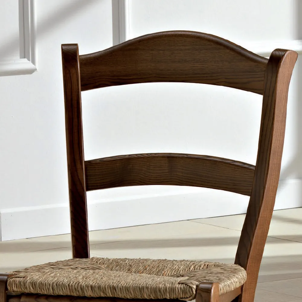 Viadurini Living Klassische Stühle-Klassischer Massivholz-Küchenstuhl im italienischen Design - Monika