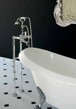 Viadurini Taps Badewannearmaturen-Klassischer Messing Badewannenarmatur Made in Italy - Riko