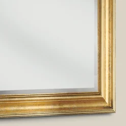 Viadurini Classic Wandspiegel-Klassischer rechteckiger Spiegel mit Blattgoldrahmen Made in Italy - Milli